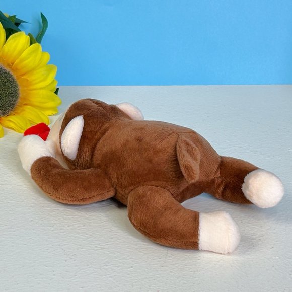 Midwood‎ Brands Monkey Pacifier Holder Clip 8" Plush Stuffed Animal Toy - Picture 4 of 4